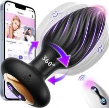360° Rotation Anal Plug Vibrator Sex toy