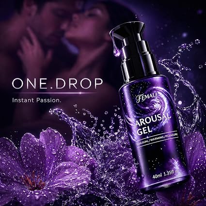 Female Arousal Gel, Intimate Stimulating Orgasm Gel for Her, Intimate Sensitivity & Pleasure Enhancer, Enhances Intimate Experiences for Women 40ml