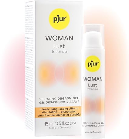 pjur Woman Lust Intense Clitoral Stimulation Gel for Women, 0.5 fl oz | Water-Based Formula, Arousal Gel for Enhanced Stimulation, Skin & Toy Safe